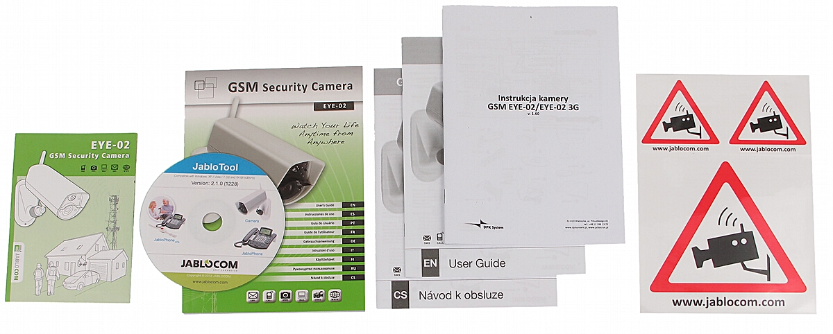 CAMERA WITH IMAGE RECORDING AND GSM EYE-02 - Hidden and Specialized Cameras  - Delta