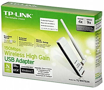 WLAN USB ADAPTER TL-WN722N Card TP-LINK Mbps - GHz Delta - Adapters and 5 Wireless GHz 2.4 150
