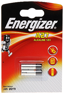 BAT A27 P2 12V A27 ENERGIZER