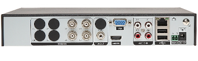 AHD HD CVI HD TVI CVBS TCP IP INSPELARE HYBRO H04E1 W2 4 KANALER
