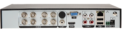 AHD HD CVI HD TVI CVBS TCP IP INSPELARE HYBRO H08E1 W2 8 KANALER