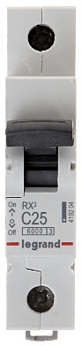 CIRCUIT BREAKER LE 419204 ONE PHASE 25 A C TYPE LEGRAND