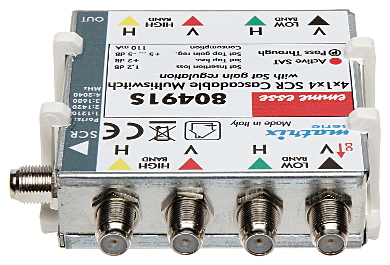 MULTISWITCH UNICABLE MS 80491S 4 EING NGE 4 AUSG NGE 1 AUSGANG UNICABLE