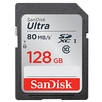 MINNESKORT SD 10 128 SAND UHS I SDXC 128 GB SANDISK