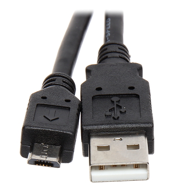 VODNIK USB W MICRO USB 1M B 1 m