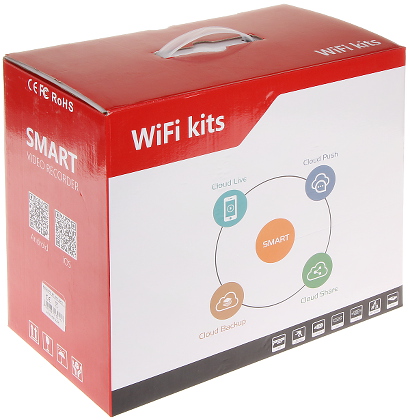KIT DE VIGILANCIA APTI KIT WIFI 20C2 Wi Fi 4 CANALES 1080p