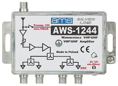 AMPLIFICATOR CATV AWS 1244 AMS
