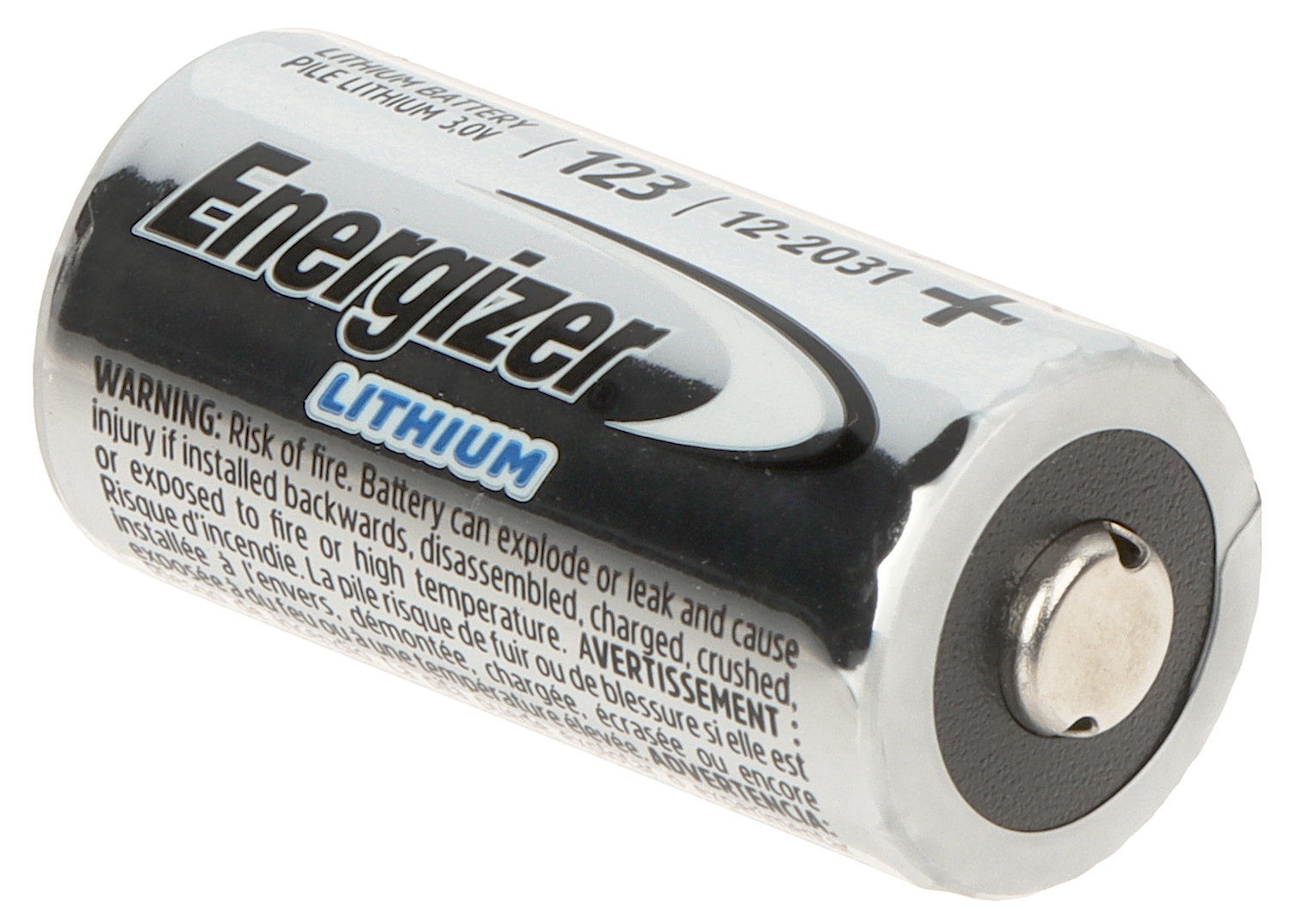 Titanium CR123A 3V Lithium Battery - 2 Pack – HomeSeer
