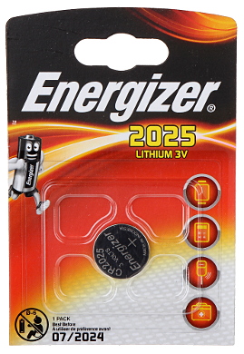 LITHIUM BATTERY BAT CR2025 ENERGIZER