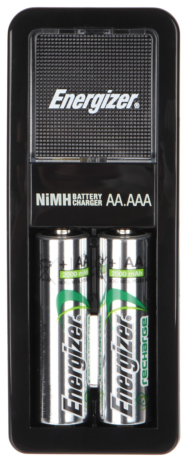 Chargeur de Piles Batteries AA - AAA // +2 Piles Rechargeables AA Ni-MH  2000 MAh