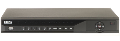 AHD HD CVI HD TVI CVBS TCP IP REGISTRATORIUS BCS L XVR1602 V 16 KANAL BCS Line