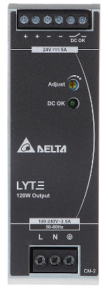 L LITUSADAPTER DRL 24V120W 1AS Delta Electronics