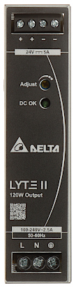 SCHAKELENDE VOEDING DRL 24V120W 1EN LYTE II Delta Electronics