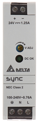 SWITCHANDEN TDEL DRS 24V30W 1NZ Delta Electronics