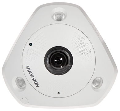 IP VANDALPROOF CAMERA DS 2CD6365G0 IVS 1 27MM 6 3 Mpx 1 27 mm Fish Eye Hikvision