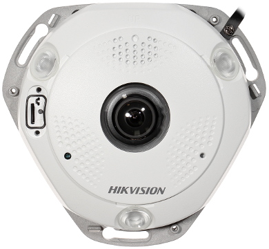 IP VANDALPROOF CAMERA DS 2CD63C5G0 IVS 12 Mpx 1 29 mm Fish Eye Hikvision