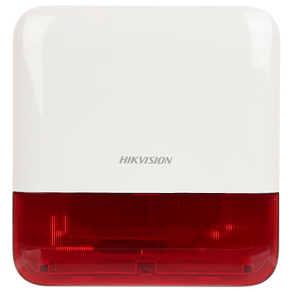 WIRELESS OUTDOOR SIREN DS PS1 E WE RED AX Hikvision