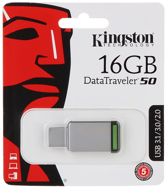 M LUPULK FD 16 DT50 KING 16 GB USB 3 1 3 0 KINGSTON