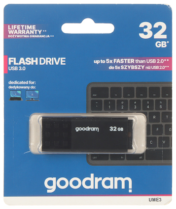 CHIAVETTA USB FD 32 UME3 GOODRAM 32 GB USB 3 0 3 1 Gen 1