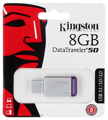 USB USB 3 0 FD 8 DT50 KING 8 GB USB 3 1 3 0 KINGSTON