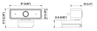 USB VERKKOKAMERA HAC UZ3 A 0360B ENG 1080p 3 6 mm DAHUA