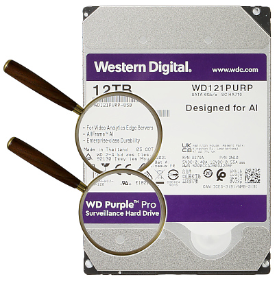HDD WD121PURP 12TB 24 7 WESTERN DIGITAL