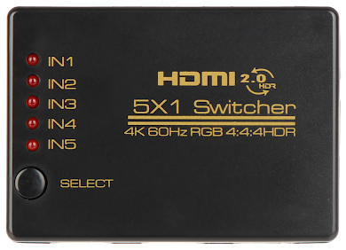 VAIHTOKYTKIN HDMI SW 5 1P