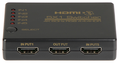 VAIHTOKYTKIN HDMI SW 5 1P