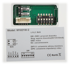 INDEND RS PANEL M1021W 2 VIDOS