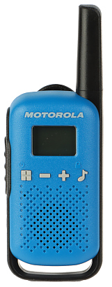 SET DE 2 APARATE DE RADIO BIDIREC IONALE PMR MOTOROLA T42 BLUE 446 1 MHz 446 2 MHz