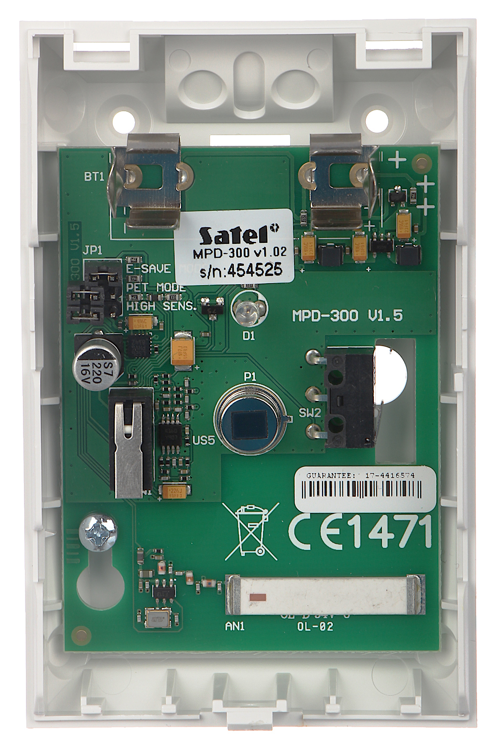 MPD-300 Satel sicurezza Rilevatore wireless PIR per il sistema VERSA e MICRA 