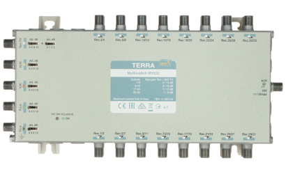 MULTISWITCH MV 532 5 INPUTS 32 OUTPUTS TERRA