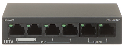 SWITCH POE NSW2020 6T POE IN 4 PORTS UNIVIEW