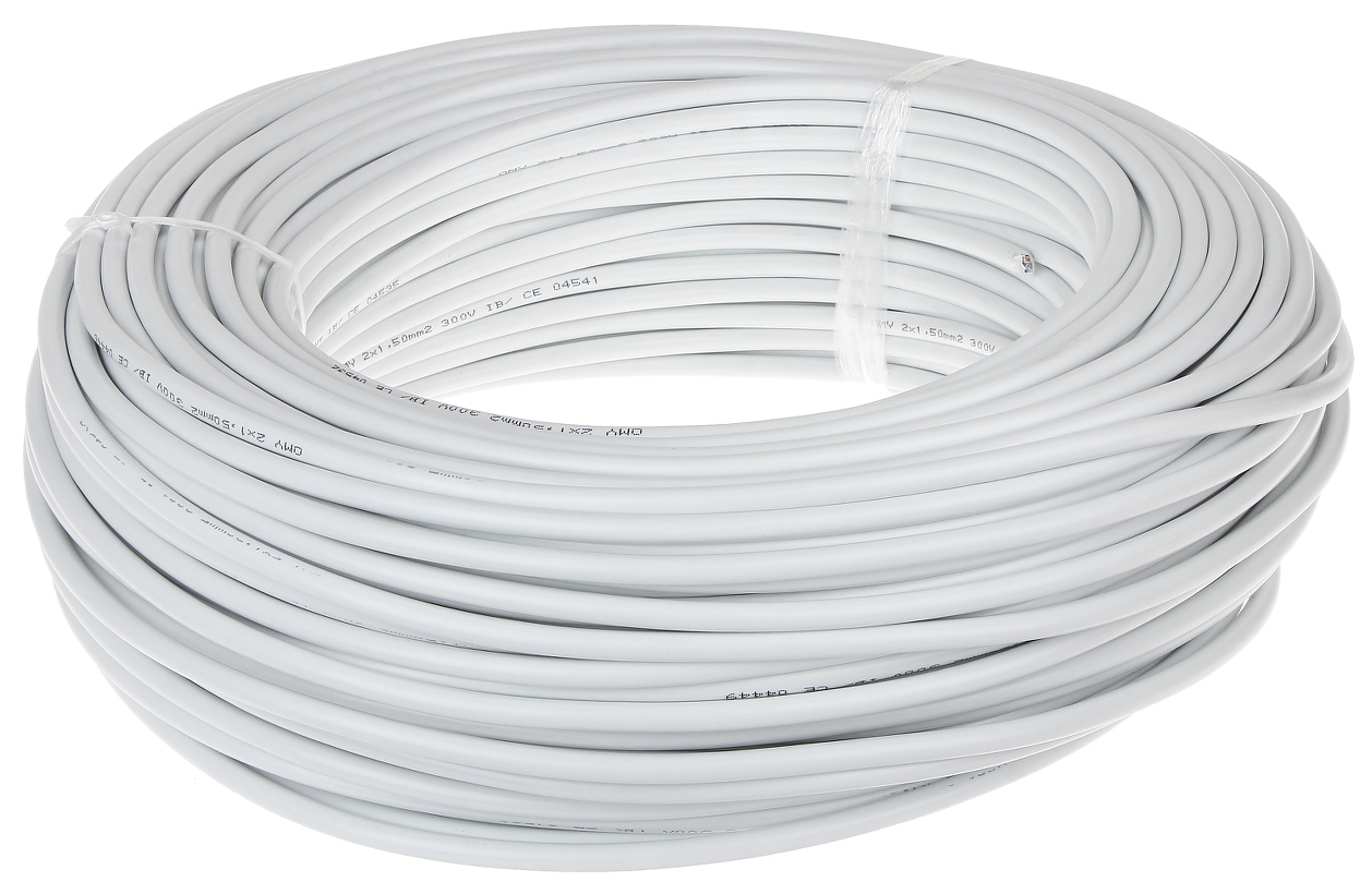Cable eléctrico RVB de 2 cables de 1M, 0,3/0,5/0,75/1/1.5/2.5mm2