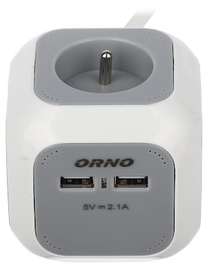 POWER DISTRIBUTION UNIT OR AE 13144 4 OUTLETS 2 USB ORNO