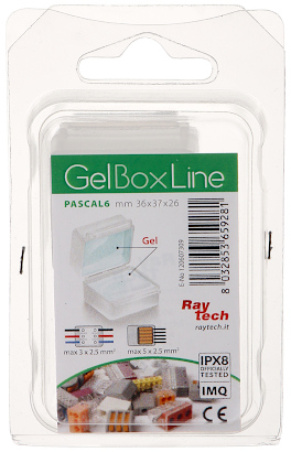 JUNCTION BOX GELBOX PASCAL 6 IP68 RayTech