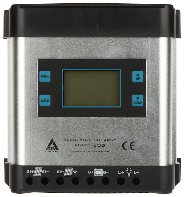 SOLAR CHARGE CONTROLLER SCC 20A MPPT LCD AZO Digital