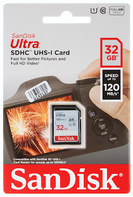 POMNILNA KARTICA SD 10 32 SAND UHS I SDHC 32 GB SANDISK