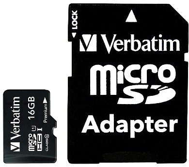 MEMORY CARD SD MICRO 10 16 VERB UHS I SDHC 16 GB VERBATIM