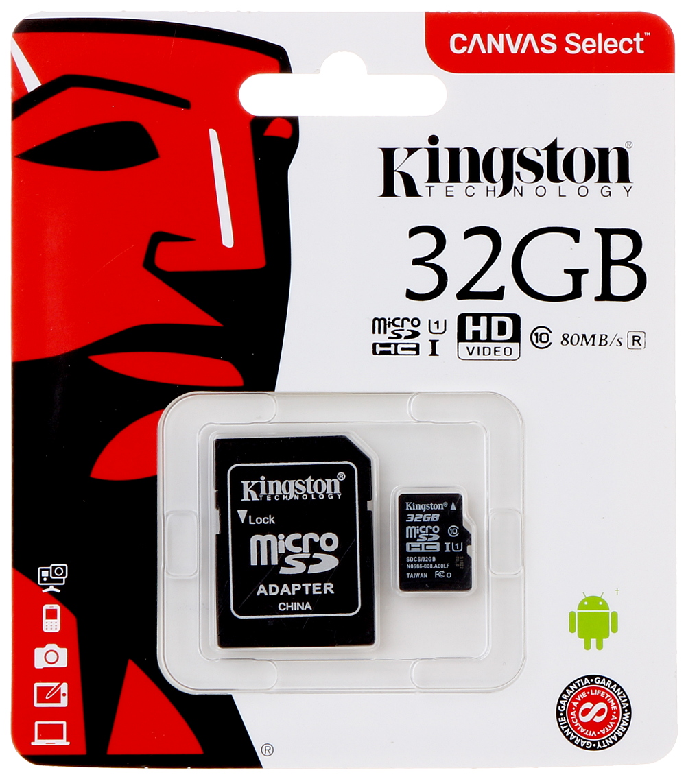 MEMORY CARD SD-MICRO-10/32-KING UHS-I, SDHC 32 GB KING... - Memory Cards -  Delta