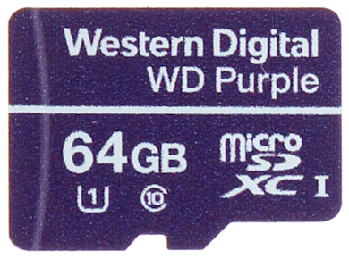 ATMINTIES KORTEL SD MICRO 10 64 WD microSD UHS I SDXC 64 GB Western Digital