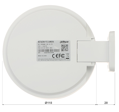 IP SPEED DOME KAMERA UDEND RS SD2A500 GN A PV 5 Mpx 4 mm DAHUA