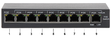 POE SWITCH SPS 8P 1 9 POORTS