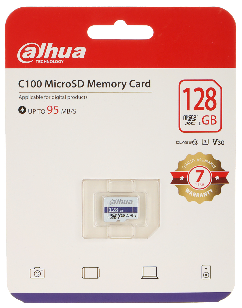 PAMÄŤOVÁ KARTA TF-C100/128GB microSD UHS-I, SDXC 12... - Pamäťové karty -  Delta