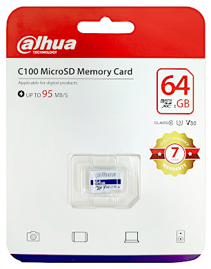 MUISTIKORTTI TF C100 64GB microSD UHS I SDXC 64 GB DAHUA