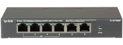 SWITCH POE TL SF1006P 6 PORT TP LINK