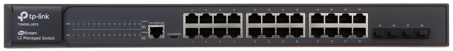 SWITCH TL-SG3424 24-PORT + SFP TP-LINK - Switches - Delta