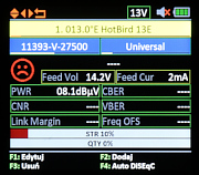 MEDIDOR UNIVERSAL TSC 1270 DVB T T2 DVB S S2 DVB C C2
