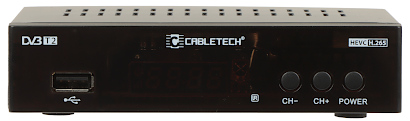HD DVB T DVB T2 DVB C DIGITAL RECEIVER URZ 0338 H 265 HEVC CABLETECH