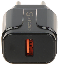 USB MAINS CHARGER 5V 3A USB QUICK3 0 B STAZER
